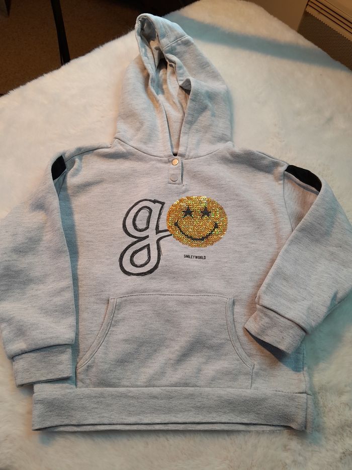 ​Sweat à Capuche Smiley World avec Paillettes (4 Ans / 104 cm