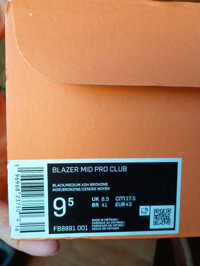 Nike Blazer Mid Pro Club noir - photo numéro 7