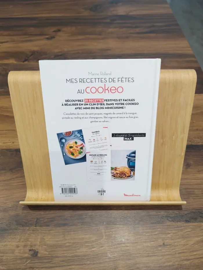 Livre de cuisine "Mes recettes de fêtes au cookeo" neuf. - photo numéro 2