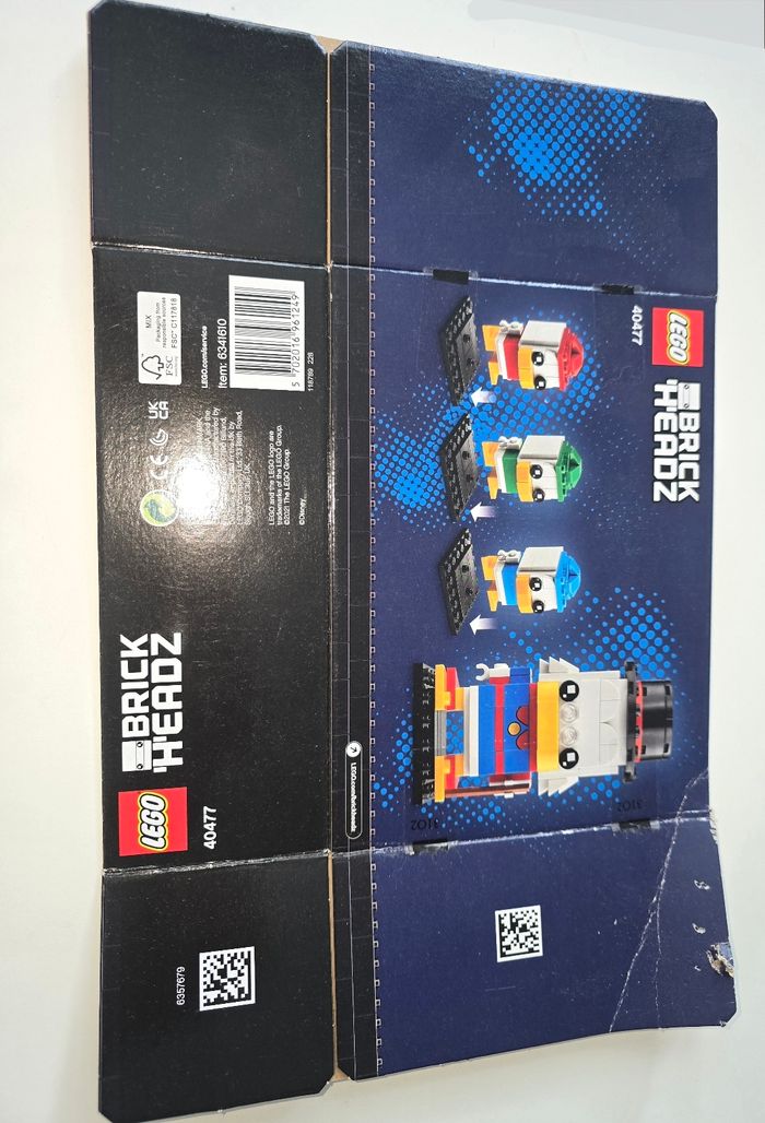 Lego brick headz picsou, rire, fifi et loulou disney 127, 128, 129 et 130 avec boite et notices - photo numéro 2