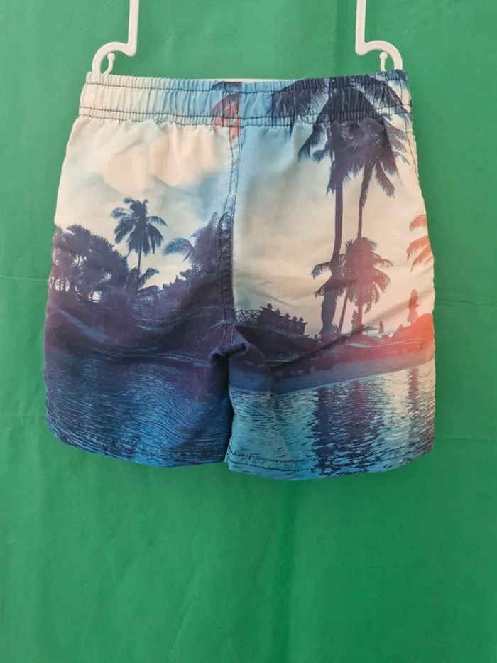 Short de bain imprimé palmiers 3 ans Tissaia - photo numéro 3