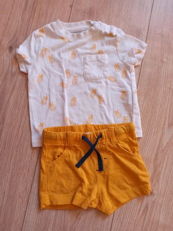 Ensemble short t-shirt garçon