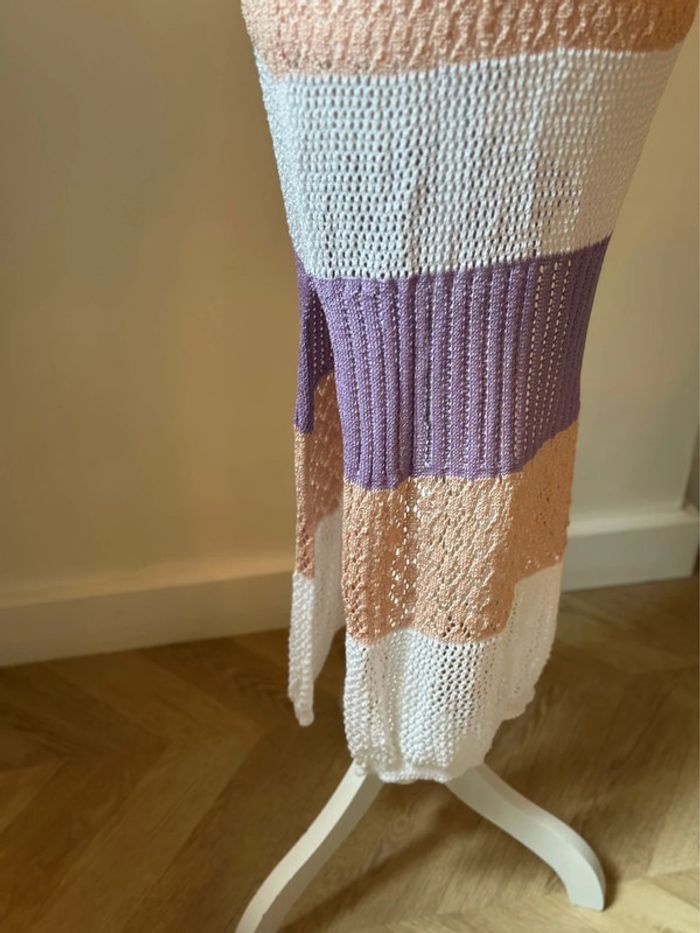 Robe longue maille multicolore Alchemia Tricot – Taille unique Neuve - photo numéro 4