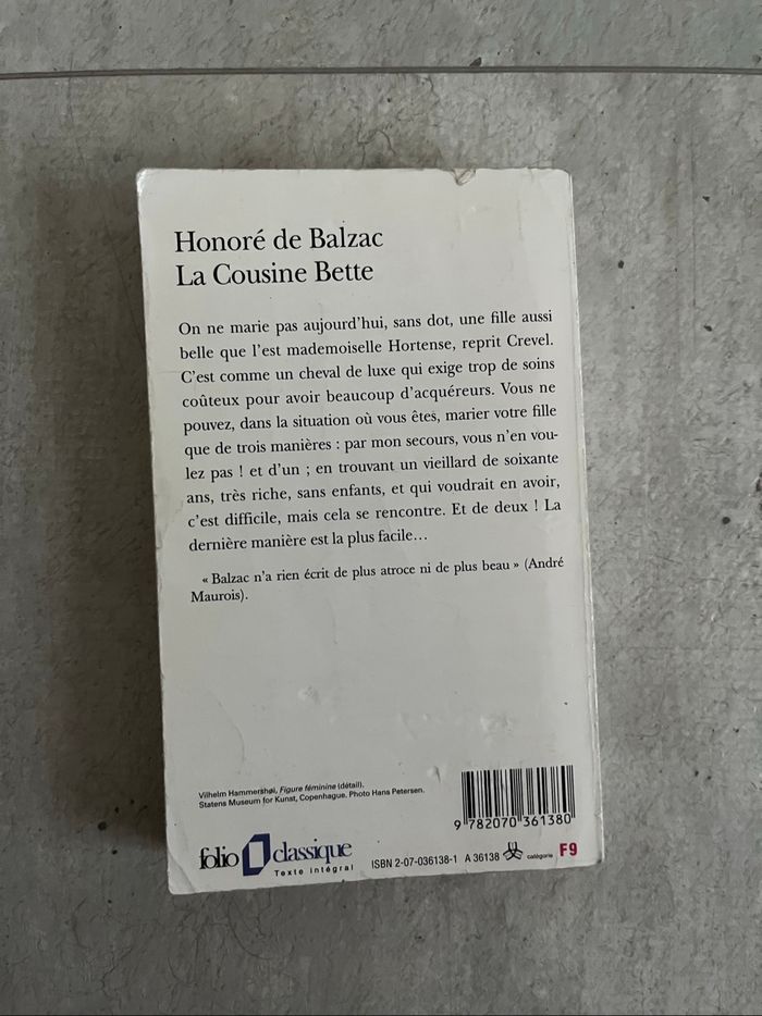 La Cousine Bette de Balzac - photo numéro 2