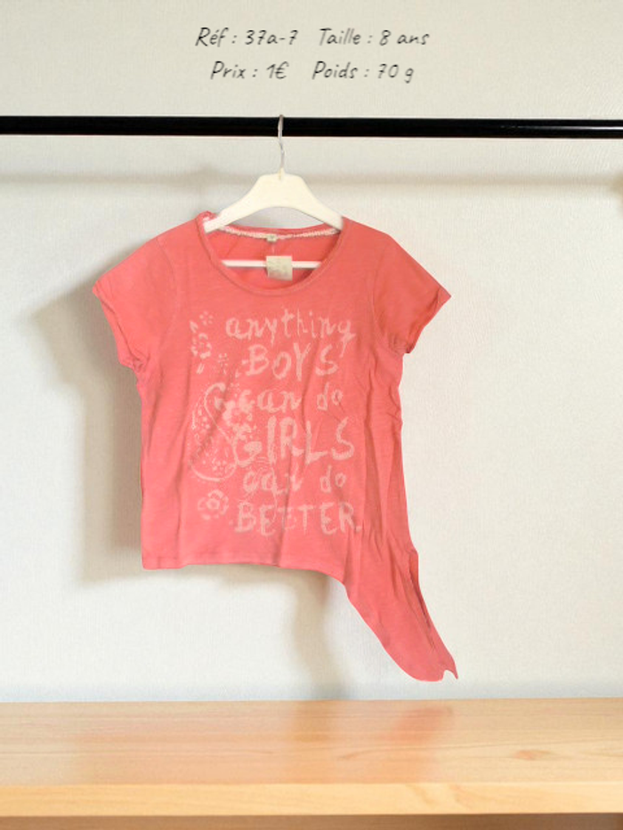 T-shirt 8 ans (37a-7-mag)