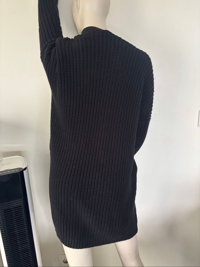 Superbe gilet cardigan noir avec poches See U Soon taille unique - photo numéro 4