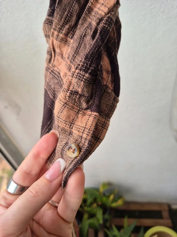 Chemise courte à carreau - photo numéro 4