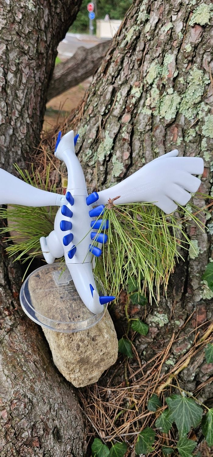 Super grande figurine Pokemon Nintendo Lugia avec son socle - photo numéro 8