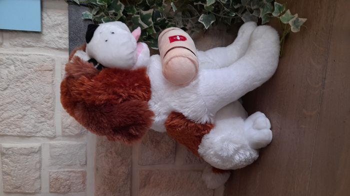 Peluche Saint-Bernard 40 cm - photo numéro 4