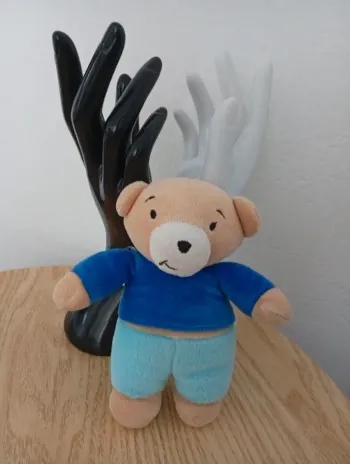 Peluche doudou de T'choupi ajena nounours tchoupi