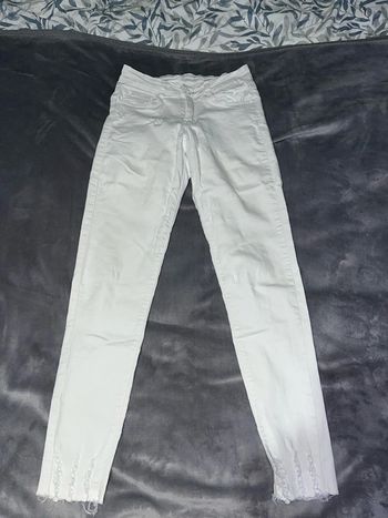 Jeans slim blanc femme S 36 DS fashion
