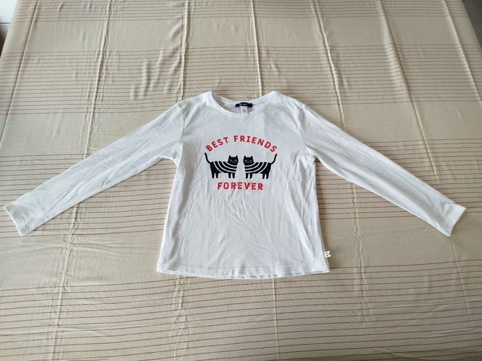 Tee shirt manches longues Okaïdi 8 ans
