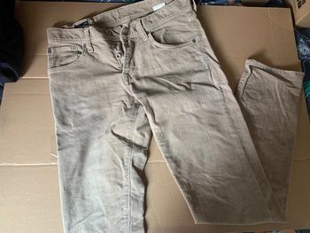 Pantalon velours beige