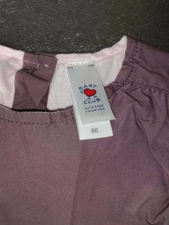 Robe grise doublé 18 mois fille baby club - photo numéro 3