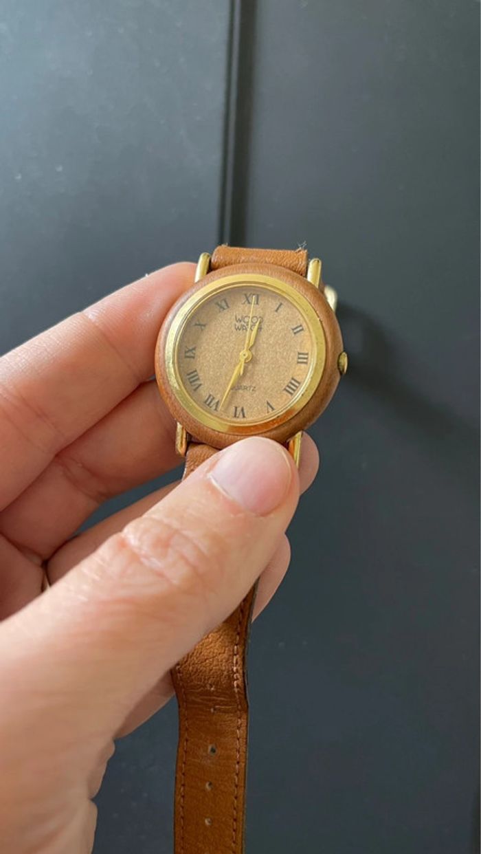 Montre Wood Watch 3,5cm diamètre