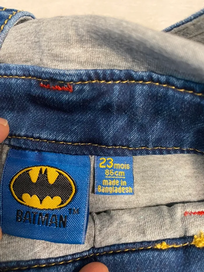 Belle salopette batman doublé chaud 2 ans - photo numéro 6