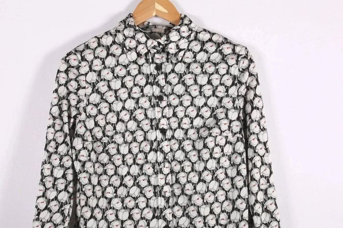 Jolie chemise col pelle à tarte vintage (#23544)