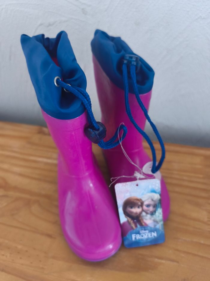 Bottes de pluie reine des neiges - photo numéro 3