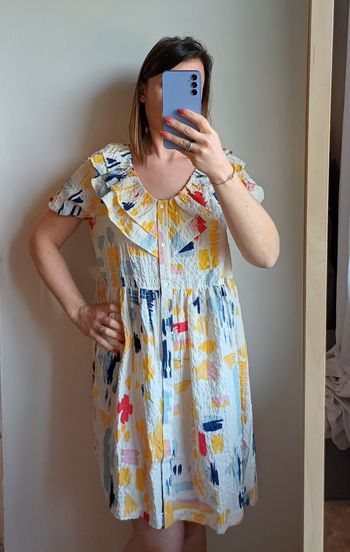 Robe fluide Ichi neuve avec étiquette 