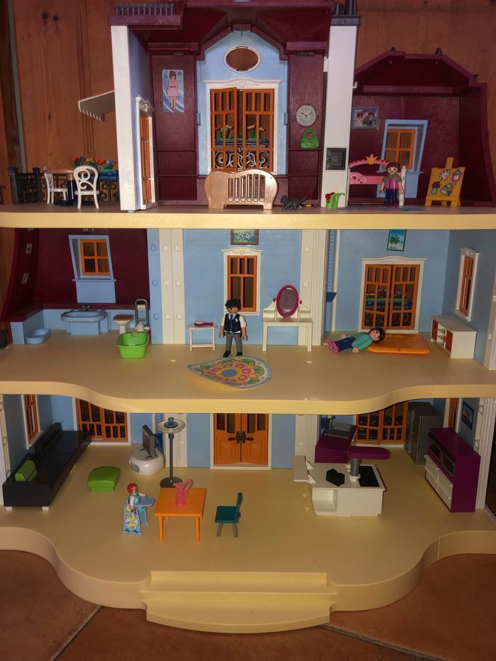 Maison traditionnelle dollhouse playmobil - photo numéro 4