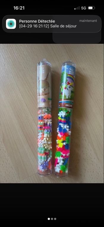 Tubes de Plus plus licorne et perle 