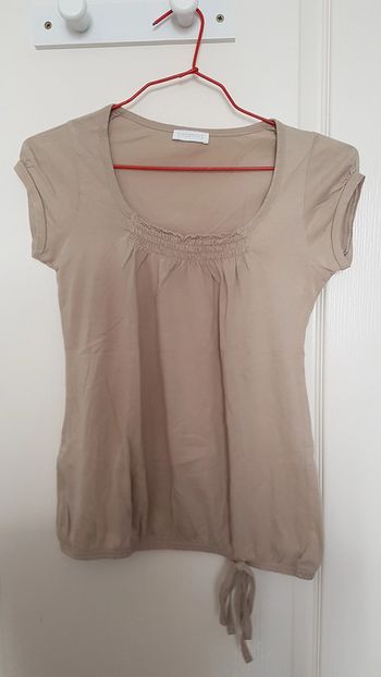 T-shirt beige Promod T1