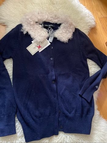 Gilet cardigan, Lili gaufrette 10 ans