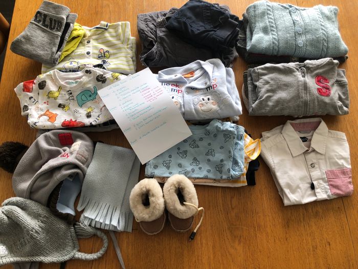 Lot vêtements bébé garçon 31 pièces