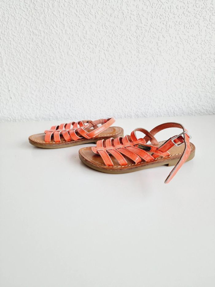 Les Tropeziennes par Belarbi - Sandales spartiates - Corail - 25 - photo numéro 5