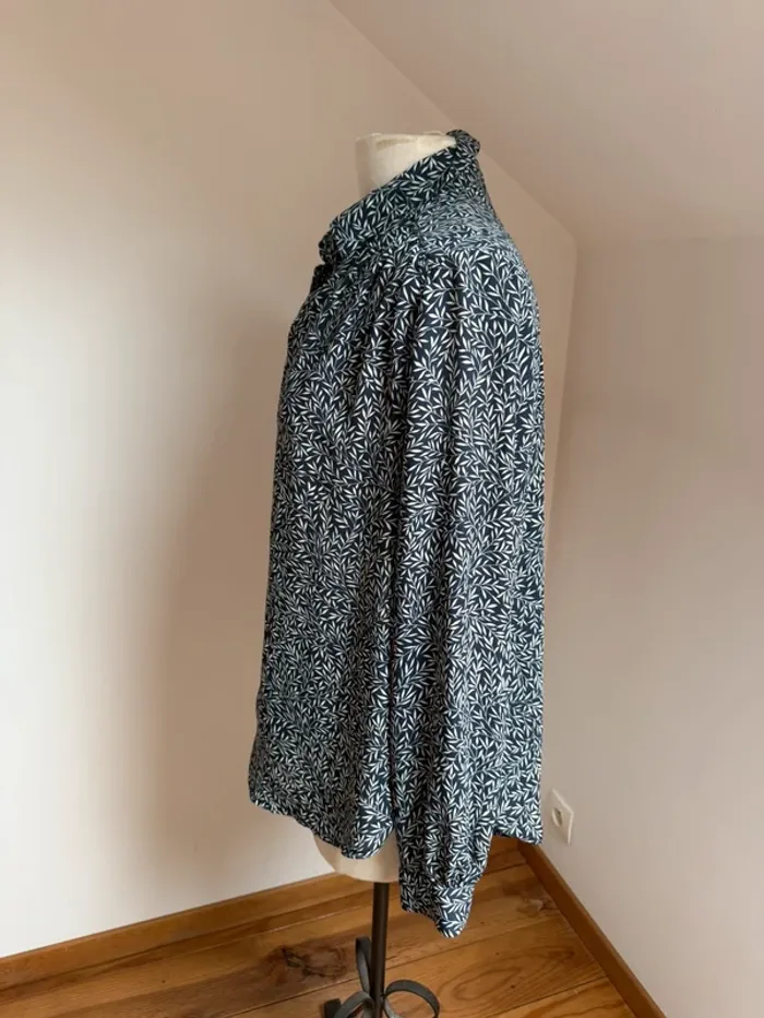 Superbe chemise fleurie fluide H&M collab Morris & co neuve 44 - photo numéro 5