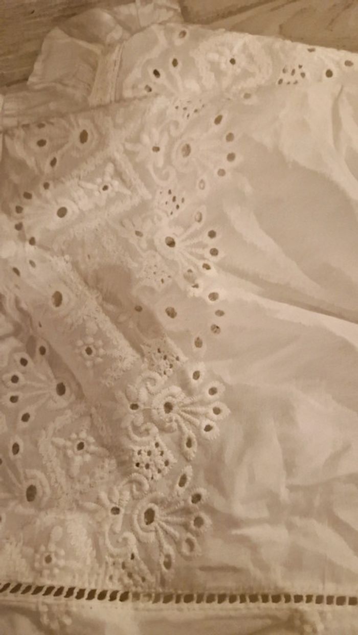 Blouse chauve souris bohème hipmpie blanche Gémo 🌼 Taille M - photo numéro 2