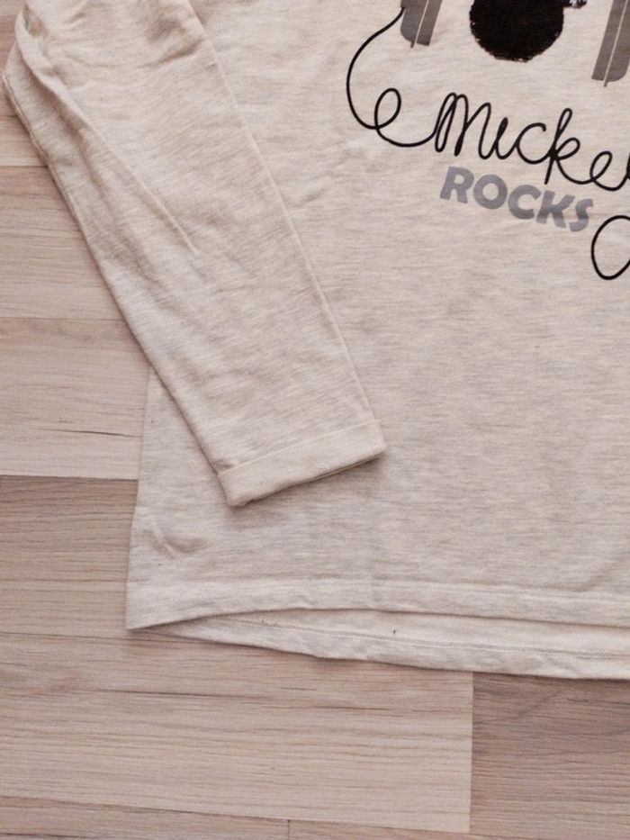 Sweat léger sequins beige chiné - photo numéro 4