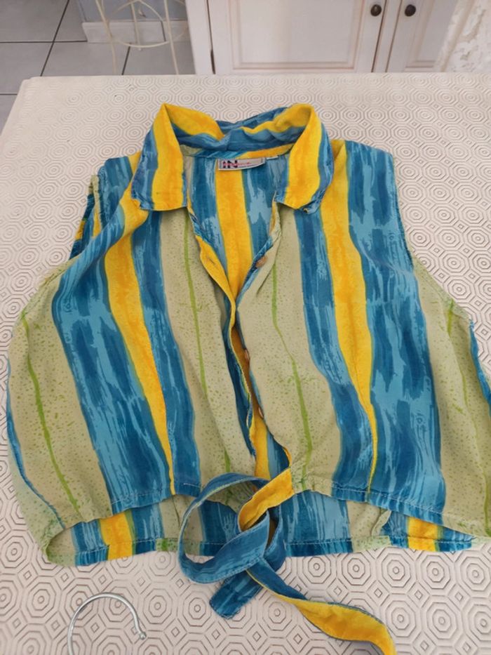 Ensemble jupe portefeuille + bustier T 36 - photo numéro 9