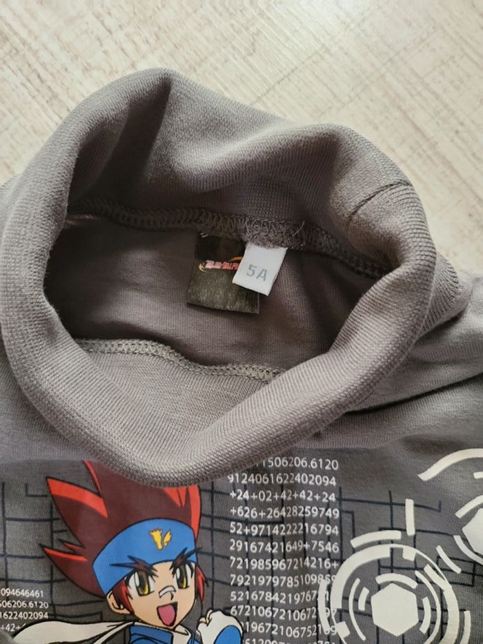 Lot polo manches longues/sous-pull 5 ans très bon état - photo numéro 5