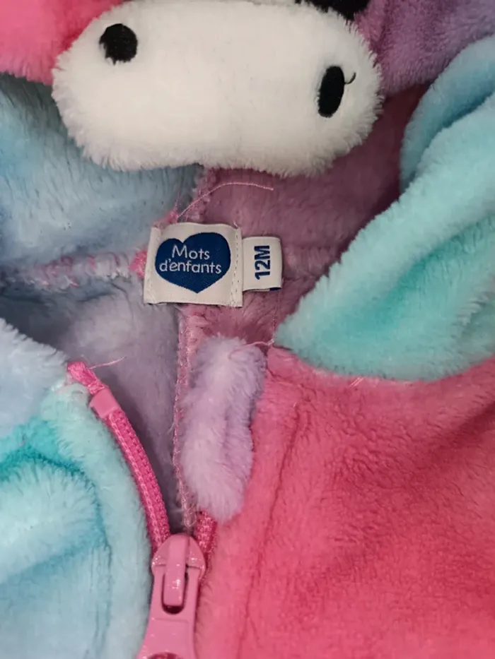 Combinaison licorne taille 12 mois - photo numéro 3
