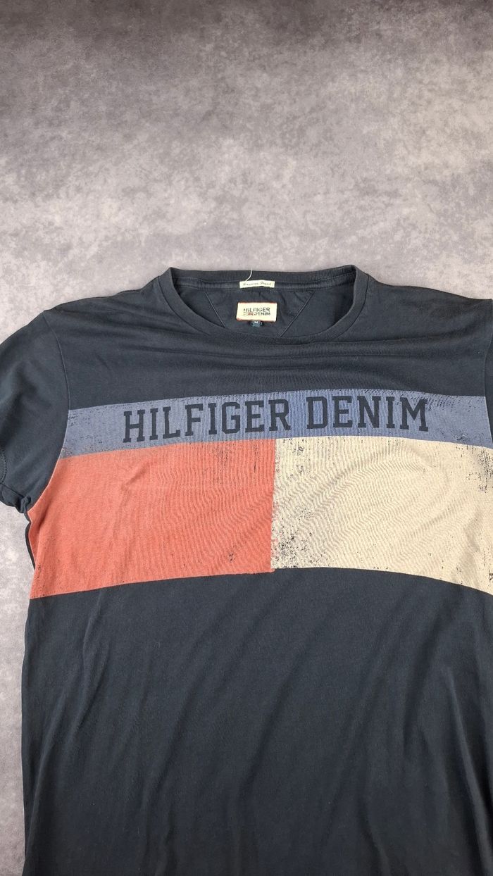 T-shirt Hilfiger Denim - Logo Vintage Flag - Taille M - photo numéro 3