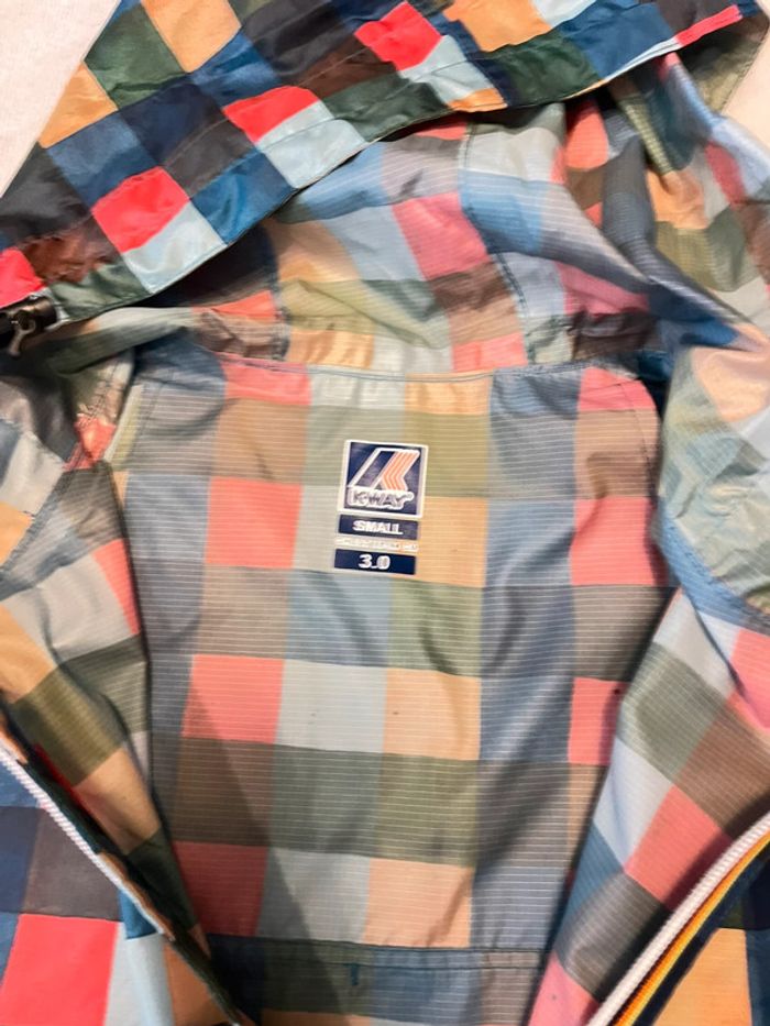 K-way - Veste Le vrai Claude 3.0 Graphic Vichy Big - Taille S - photo numéro 5