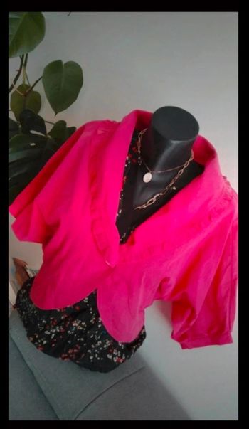 💗 joli blazer veste rose 💗 veste gilet boléro