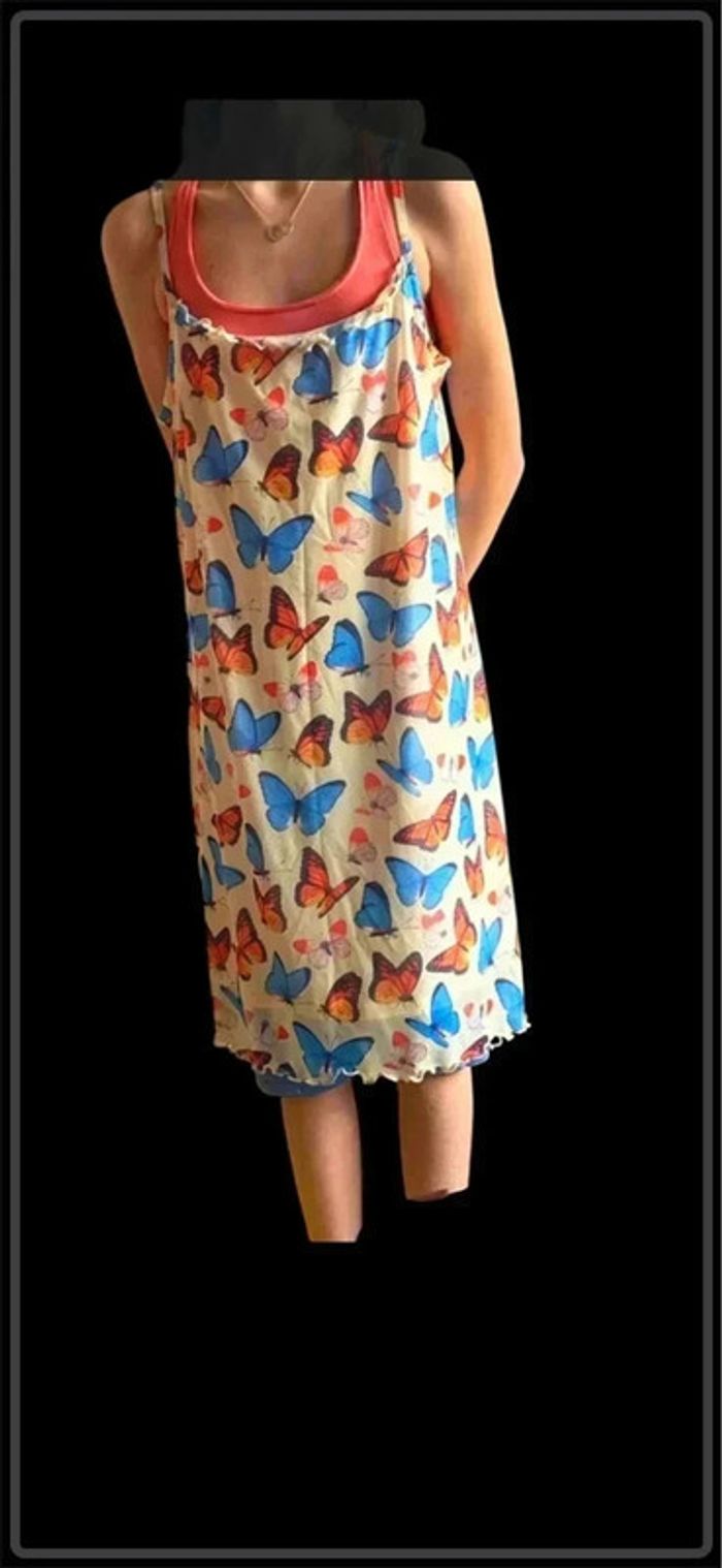 Robe papillon taille 42 marque néon & nylon