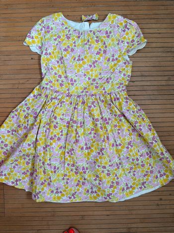 Robe jacadi liberty et barrette