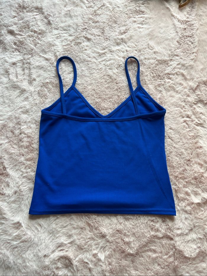 Crop top bleu électrique - photo numéro 3