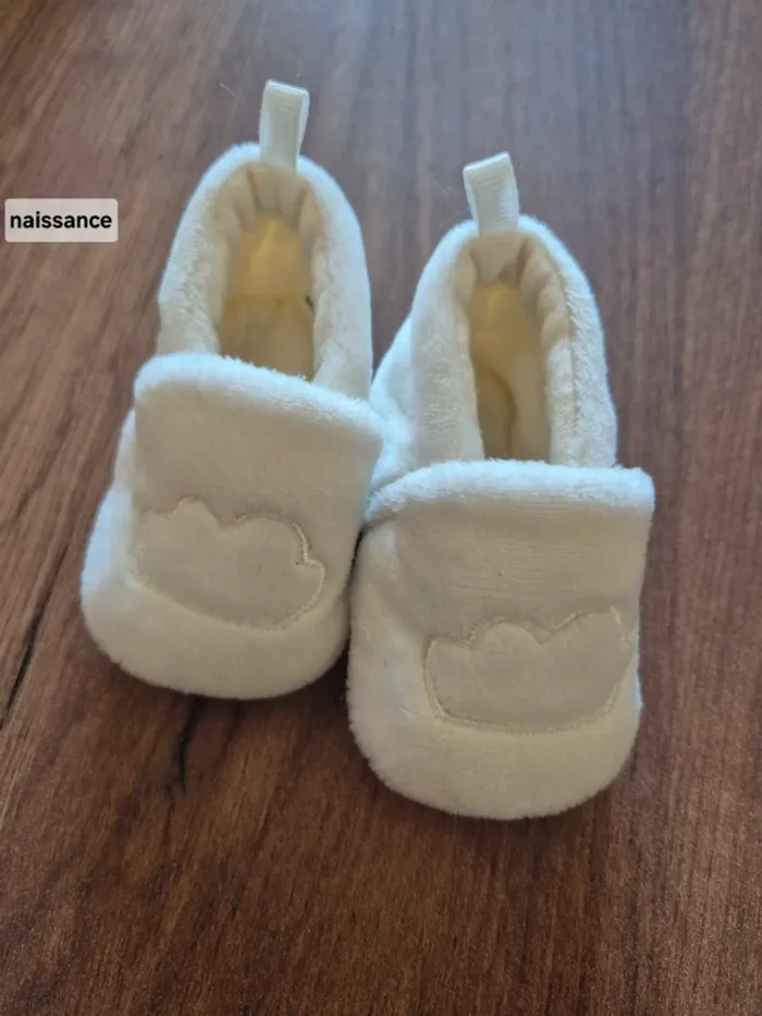 Lot 2 paires de chausson naissance - photo numéro 2