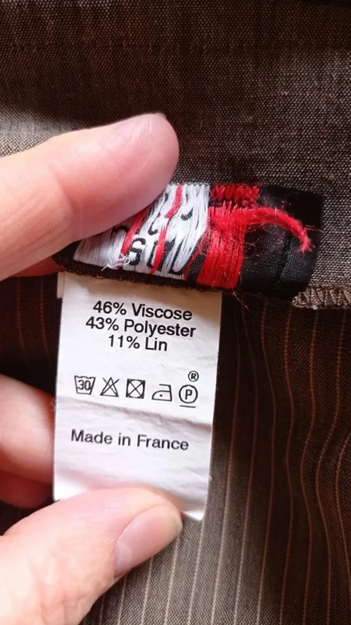 🌸Jupe mi-longue, Jean Delfin, taille 44 - photo numéro 5