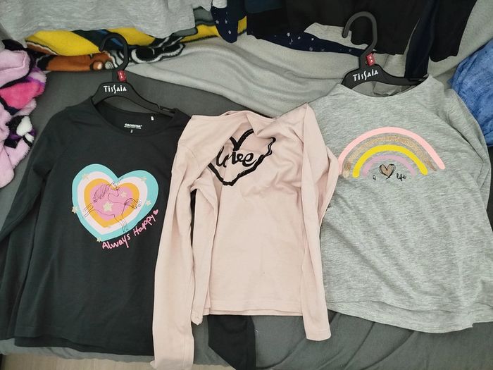 Vent lot tee-shirt manches longues fille - photo numéro 2