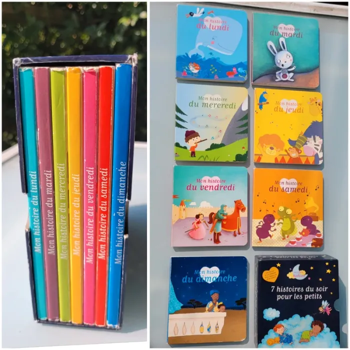 Coffret Une semaine en Histoire 🌜7 histoires du soir pour les petits 🌟