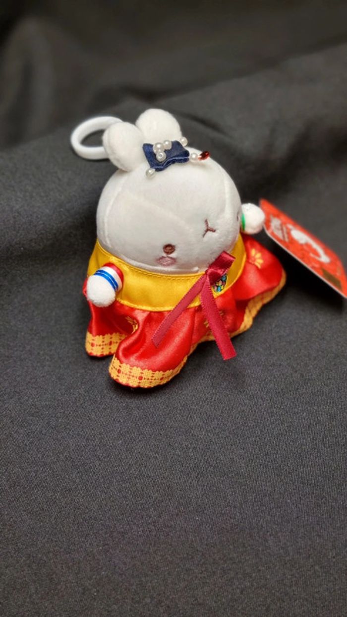 Peluche Molang Tenue Coréenne Hanbok Keychain - Corée du Sud - photo numéro 3