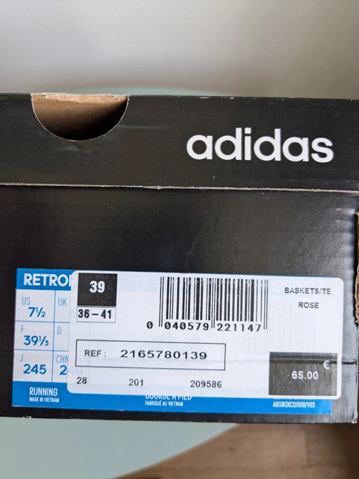 Baskets rose adidas 39 - photo numéro 8
