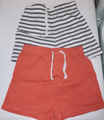 Lot 2 shorts 36 mois
