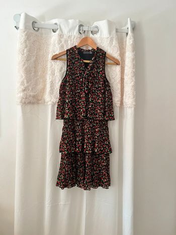 Robe d’été doublée à volants 36