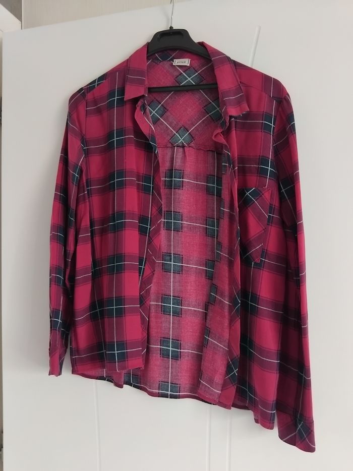 Chemise à carreaux